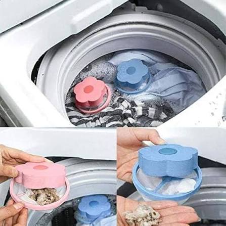 Reusable Laundry Lint Filter Bag – Washing Machine Floating Hair & Fabric Waste Catcher :f