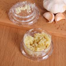 Twist & Crush, Mess-Free Garlic Crusher – Easy Twist Garlic Press Tool Set: f