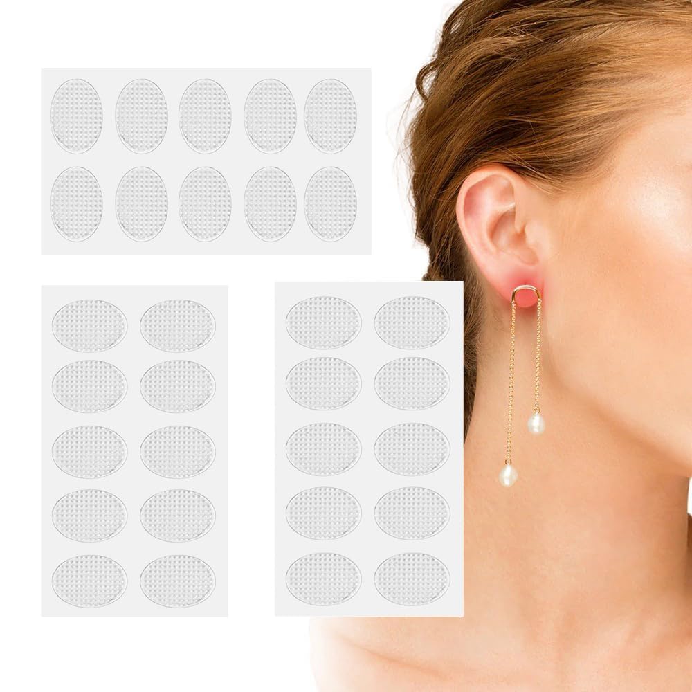 Earlobe Support Patches – Invisible Protection for Your Ears (100 pcs)-.g